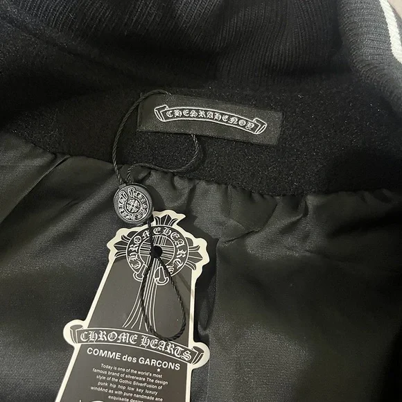 Chrome Hearts Classic Cross Metallic Black Jacket - Picture 11 of 12